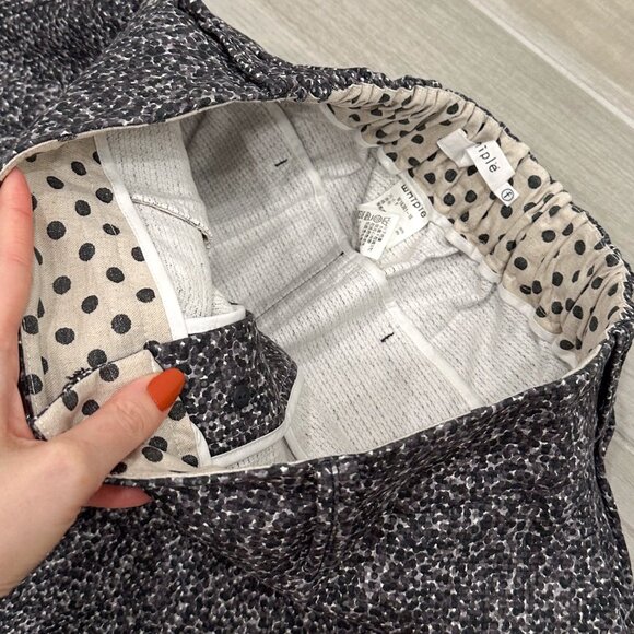 Whiple Streetstyle Drop Crotch Harem Style Printed Cropped Pants One Size Unisex - Picture 5 of 16